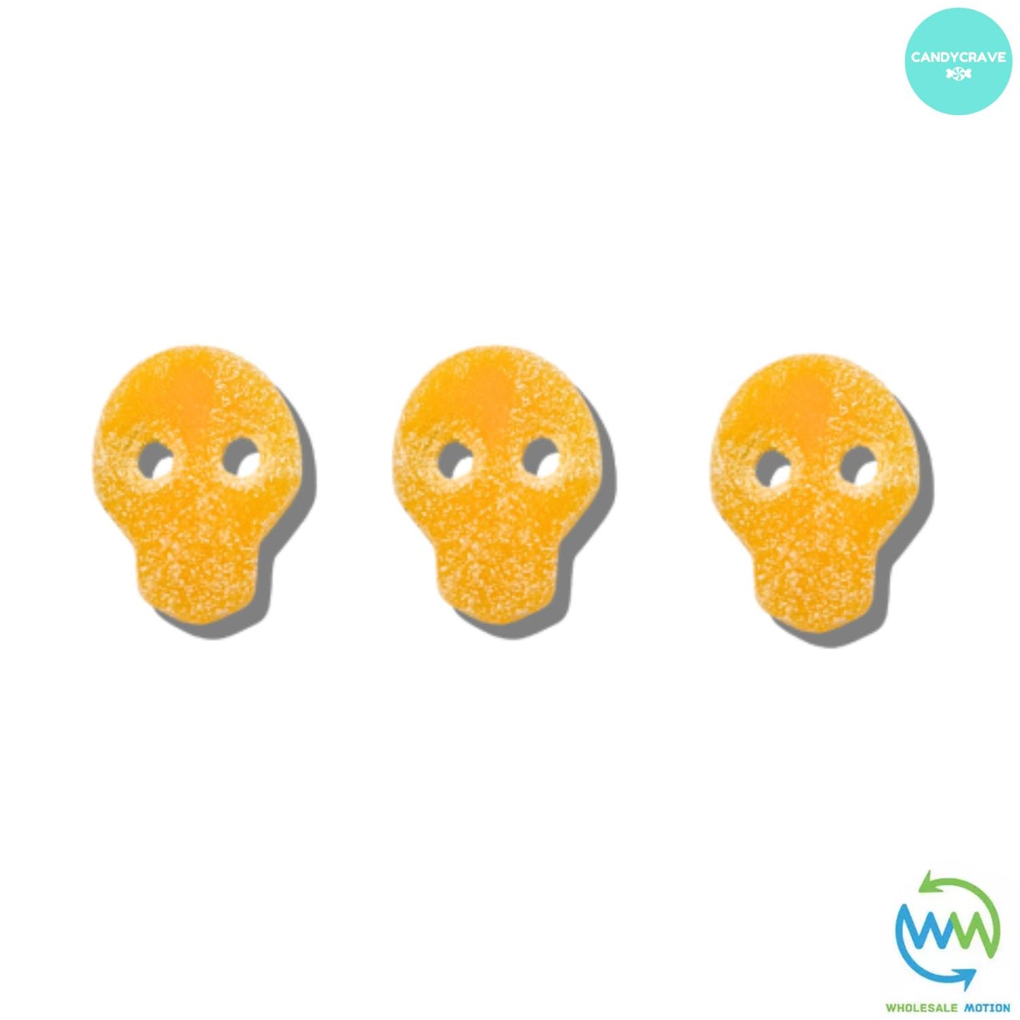 HALLOWEEN FIZZY MANGO SKULLS Sweets GUMMY Jelly CANDY Jellies GUMMIES Sugar Coated Skull Snack WEDDING GIFT Party Bag Filler CANDIES Candycrave PICK N MIX UK