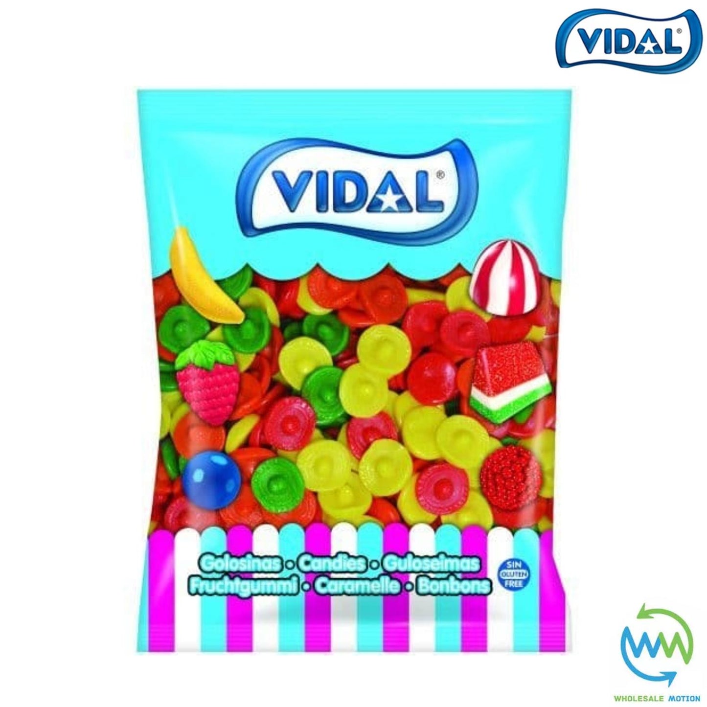 MEXICAN SOMBREROS Sweets GUMMY Candy Jellies GUMMIES Vidal PICK N MIX WEDDING GIFT Party Bag Filler Snack Treat Favour