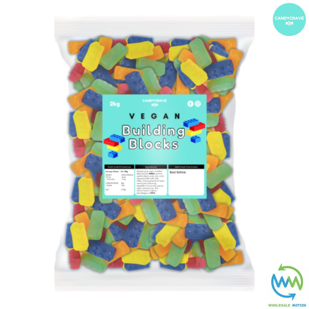 BUILDING BLOCKS Sweets CANDY Jelly GUMMY Block Jellies GUMMIES Snack VEGAN WEDDING GIFT Party Bag Filler CANDIES Candycrave PICK N MIX UK