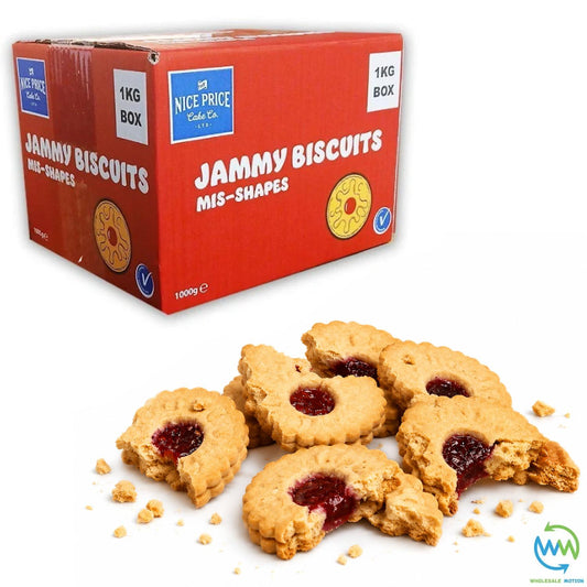 JAMMY BISCUITS MIS-SHAPES Biscuit HUGE BIG VALUE 1kg BOXES Snack GIFTS Cookie Cooky JAM Jammie MIS Shapes Misshapes Christmas