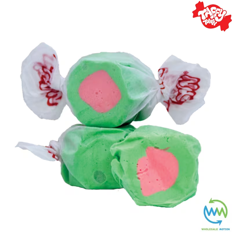 WATERMELON SALT WATER TAFFY Sweets SOFT CANDY Taffies SWEET Chewy Retro Party INDIVIDUALLY WRAPPED Fruity SWEET Candy Gummy Jelly Gummies Jellies Snack Fruit Taffies Toffees