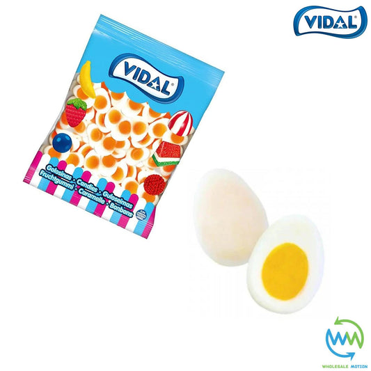 JELLY FILLED EGGS Sweets GUMMY Candy JUMBO Jellies Fruit GUMMIES Vidal PICK N MIX UK Snack Treat Party Bag Filler