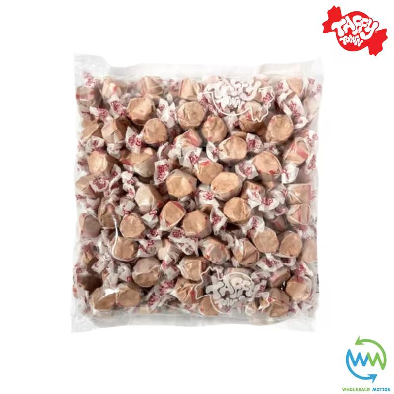 CHERRY COLA SALT WATER TAFFY Sweets SOFT CANDY Taffies SWEET Chewy Retro Party INDIVIDUALLY WRAPPED Fruity SWEET Candy Gummy Jelly GUMMIES Jellies Snack Fruit Taffies Toffees