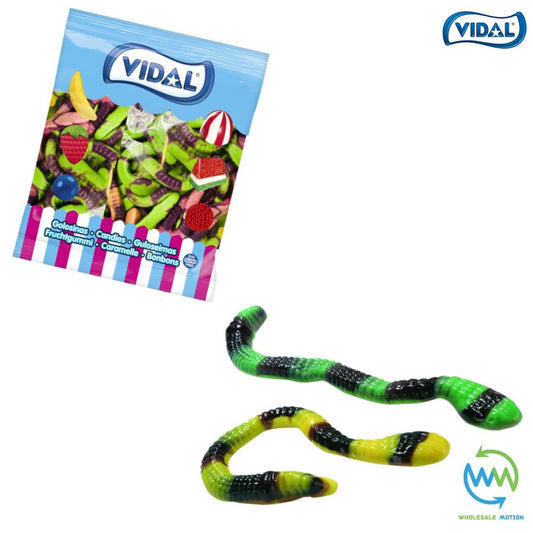 JELLY ANACONDAS Sweets GUMMY Candy Snake FRUITY Jellies GUMMIES Candies SNAKES Fruit Vidal PICK N MIX UK Food Snack Party Bag Filler Gift