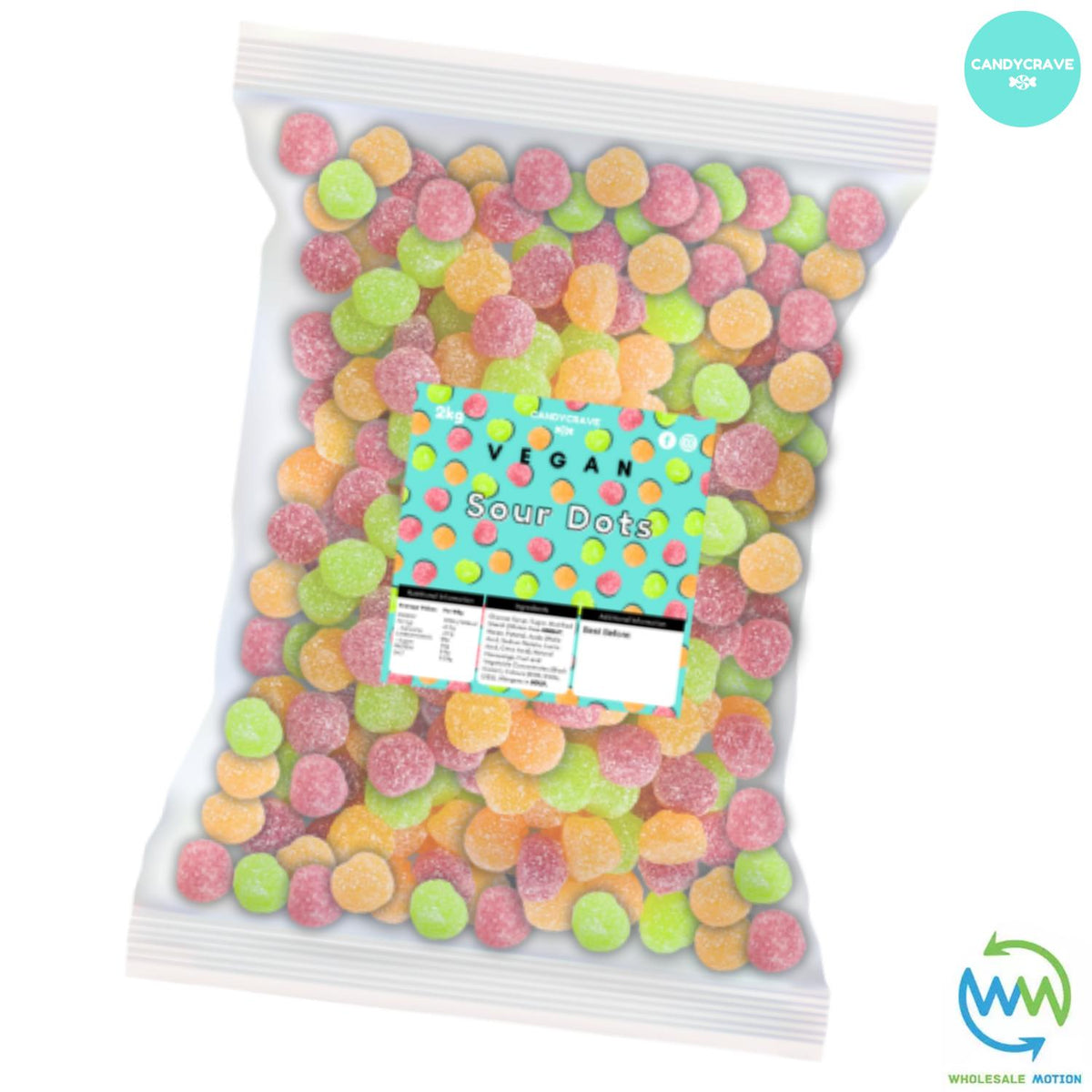 SOUR DOTS Sweets FIZZY Gummy JELLY Jellies GUMMIES Candy SUGAR COATED Dot Snack WEDDING GIFT Party Bag Filler CANDIES Candycrave PICK N MIX UK Treat