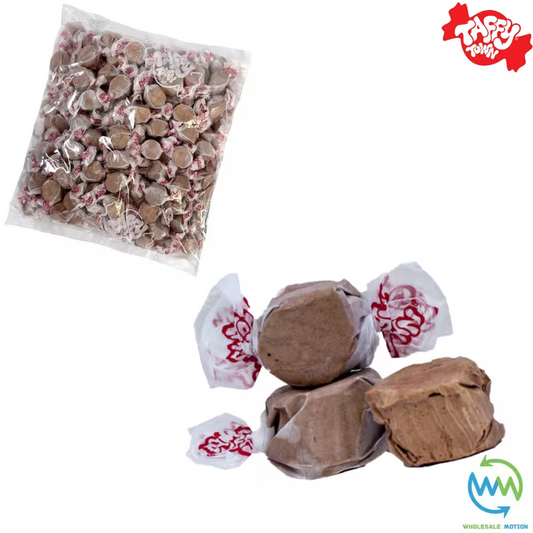 CHOCOLATE SALT WATER TAFFY Sweets SOFT CANDY Taffies SWEET Chewy Retro Party INDIVIDUALLY WRAPPED Fruity SWEET Candy Gummy Gummies Jelly Jellies Snack Fruit Taffies Toffees