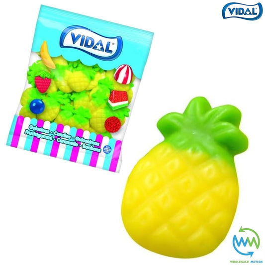 JELLY PINEAPPLES Sweets GUMMY Candy Pineapple FRUITY Jellies GUMMIES Vidal PICK N MIX UK Fruit Food Snack Party Bag Filler Gift