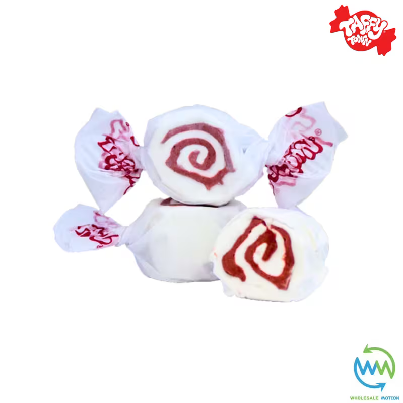 RED VELVET SALT WATER TAFFY Sweets SOFT CANDY Taffies SWEET Chewy Retro Party INDIVIDUALLY WRAPPED Fruity SWEET Candy Gummy Jelly GUMMIES Jellies Snack Fruit Taffies Toffees