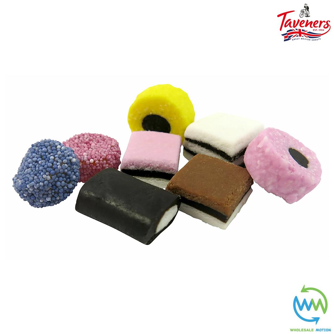 LIQUORICE ALLSORTS Taveners PICK N MIX Flavour MIX Sweets COCONUT Retro CANDY