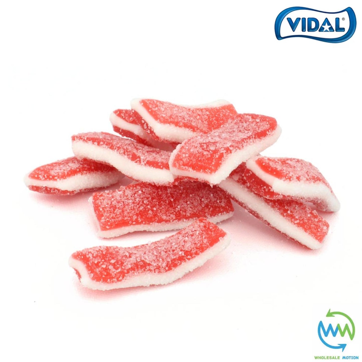 STRAWBERRY SANDWICHES Sweets GUMMY Candy Jelly STRAWBERRY & CREAM FONDANT PASTE FILLED Jellies Sugar Coated GUMMIES Vidal PICK N MIX Snack Treat WEDDING GIFT Party Bag Filler
