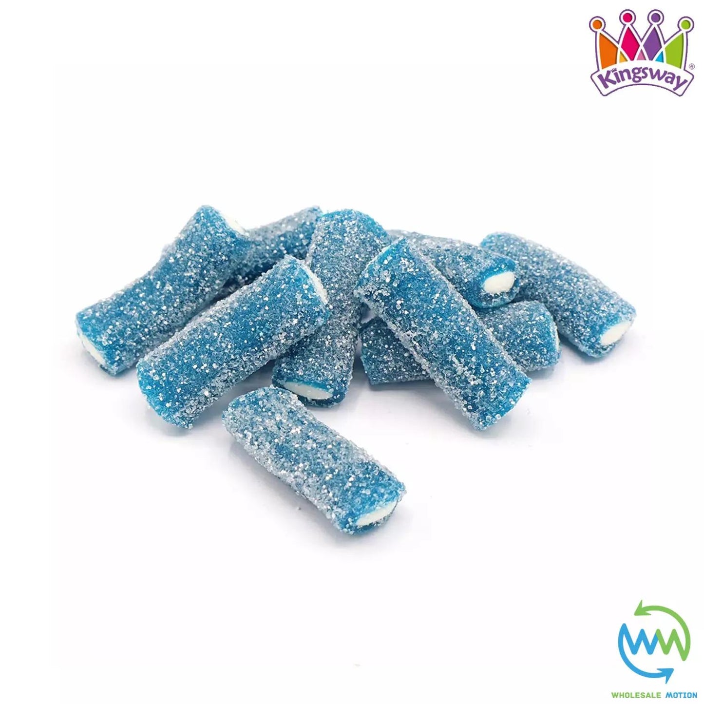 FIZZY BLUE RASPBERRY BITES Sweets GUMMY Candy JELLY GUMMIES Kingsway Pencil PICK N MIX Jellies Candies Snack