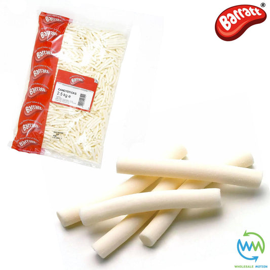 BARRATT CANDY STICKS Sweets RETRO White WEDDING Favours GIFT Stick PICK N MIX UK Snack Candies