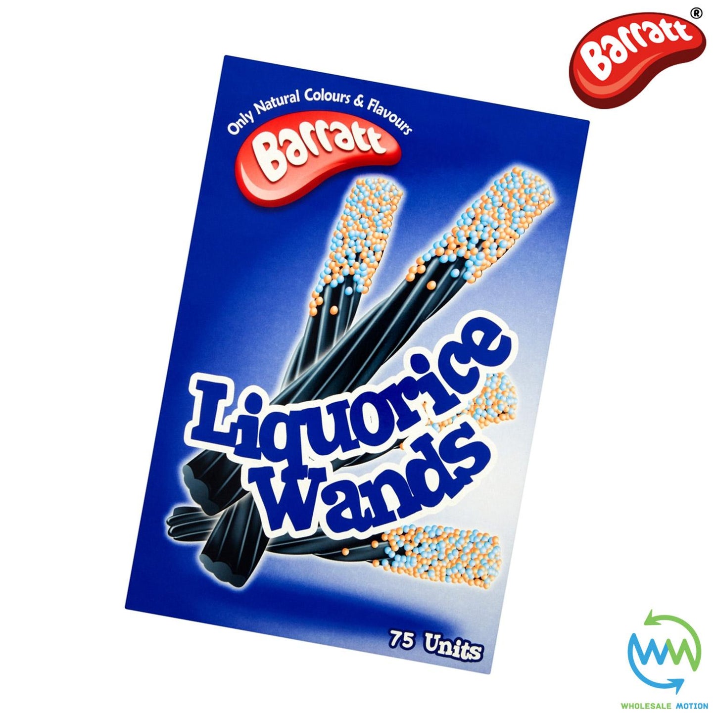 Barratt LIQUORICE WANDS Sweets CANDY Black Gummy Wand Stick Jelly PICK N MIX NEW Snack Gummies Jellies