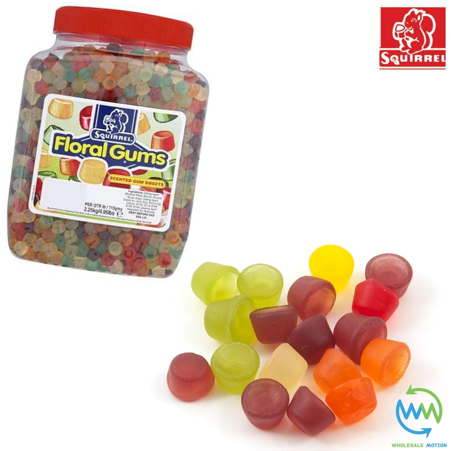 FLORAL GUMS Sweets SCENTED Candy GUMMIES Gummy JELLY Squirrell PICK N MIX Retro Jellies Candies Snack