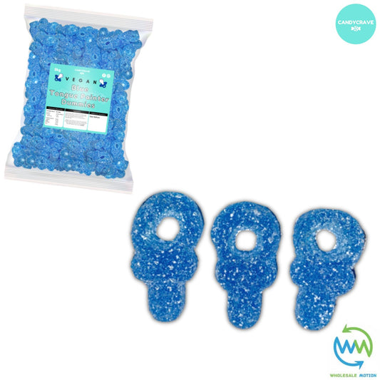 MINI FIZZY BLUE DUMMIES Sweets GUMMY Jelly BLUE RASPBERRY Jellies GUMMIES Sugar Coated CANDY Snack WEDDING GIFT Party Bag Filler CANDIES Candycrave PICK N MIX UK Treat