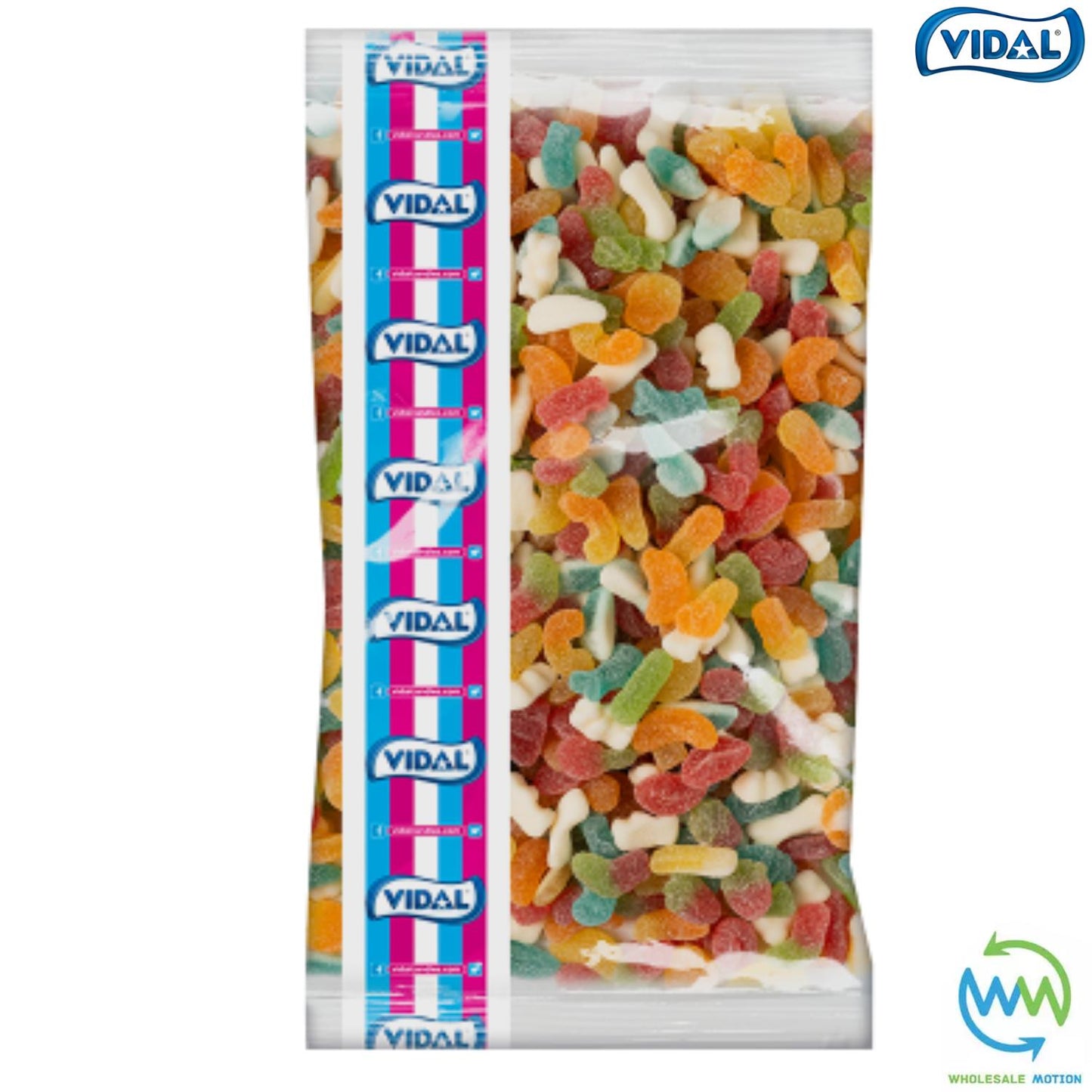 FIZZY JELLY MIX Sweets GUMMY Candy JELLIES Gummies Fruity SUGAR COATED Vidal PICK N MIX Snack Treat Multicoloured CANDIES Wedding GIFT Favour Party Bag Filler