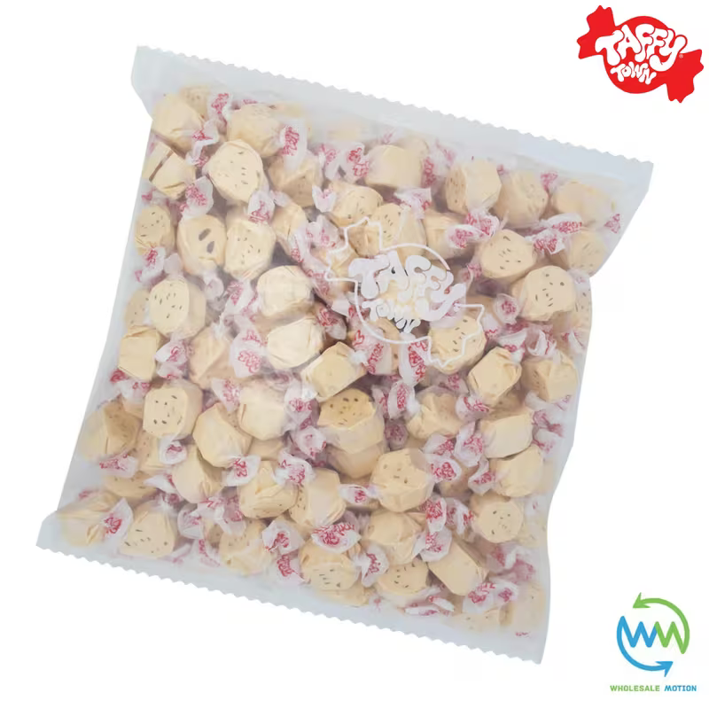 CHOC CHIP BISCUIT SALT WATER TAFFY Sweets SOFT CANDY Taffies SWEET Chewy Retro Party INDIVIDUALLY WRAPPED SWEET Candy Gummy Jelly Snack Taffies Toffees