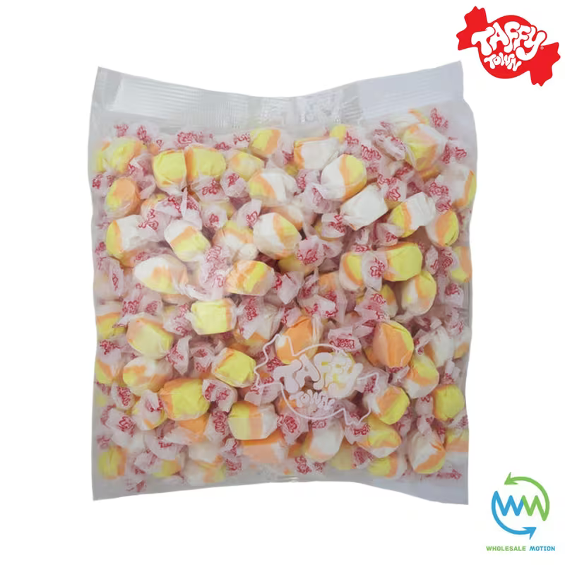 CANDY CORN SALT WATER TAFFY Sweets SOFT CANDY Taffies SWEET Chewy Retro Party INDIVIDUALLY WRAPPED Fruity SWEET Candy Gummy Jelly GUMMIES Jellies Snack Fruit Taffies Toffees