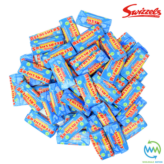 Swizzels REFRESHER Chews LEMON Individual Wrapped SWEETS 8g CHEW Retro CANDY UK