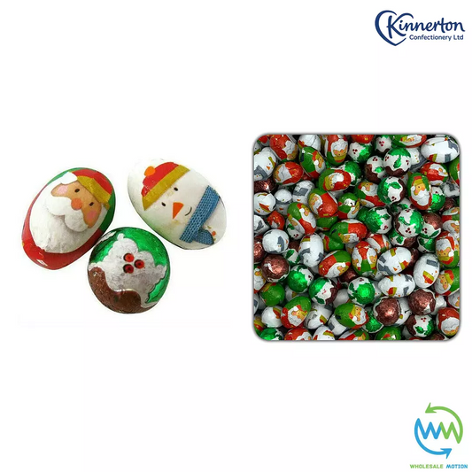Milk CHOCOLATE Christmas FOILED Shapes NOVELTY CANDY Individual Wrapped FESTIVE