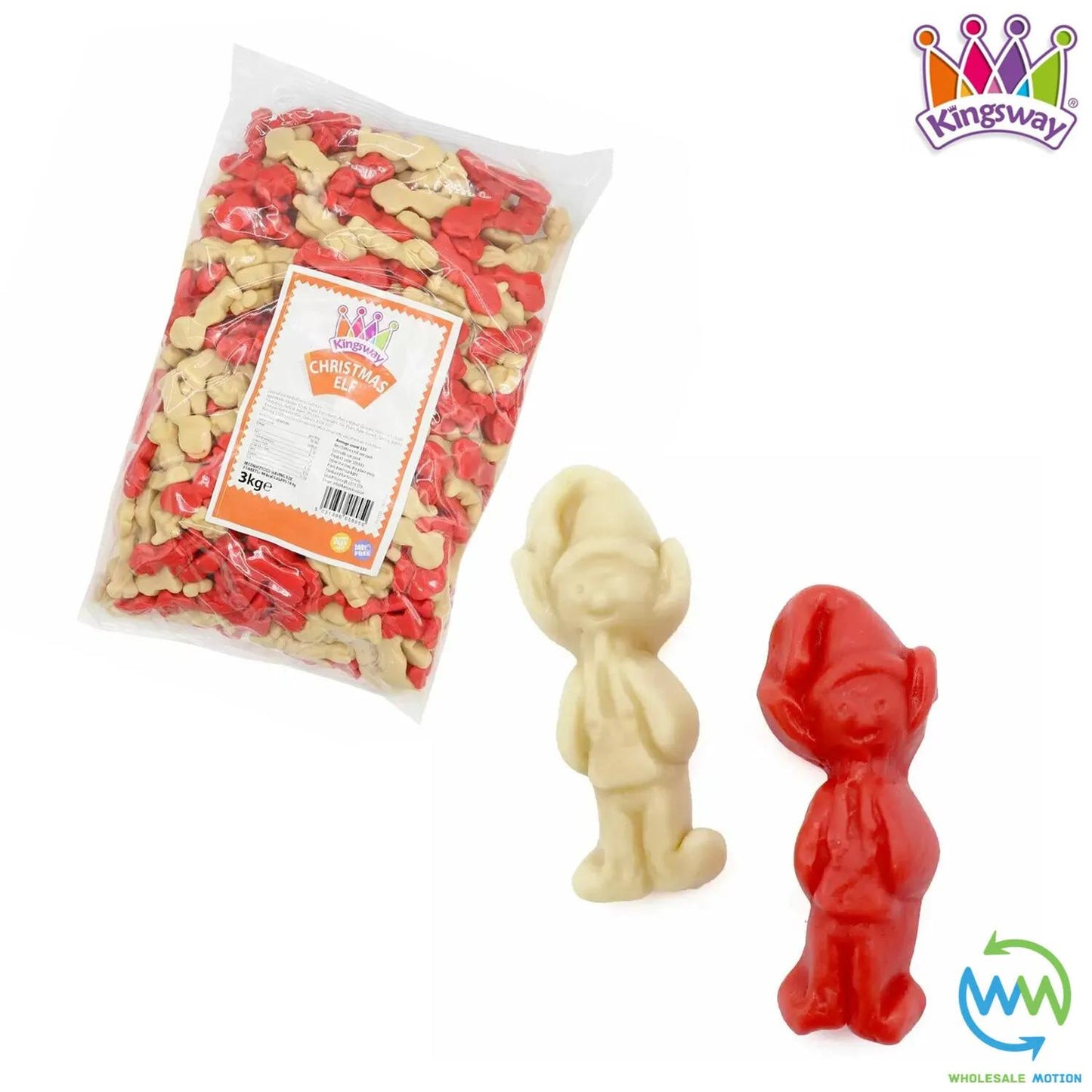 Christmas GUMMY ELVES Sweets KINGSWAY Candy XMAS ELF Jelly Festive PICK N MIX