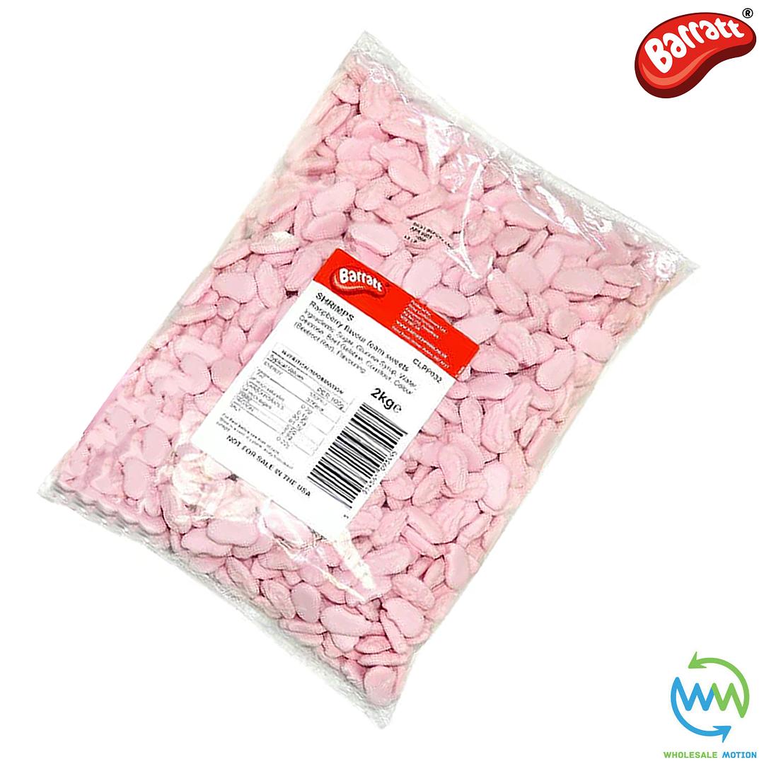 BARRATT FOAM SHRIMPS Sweets Foam Candy WEDDING GIFT Soft TREATS PICK N MIX UK Candies Snack Foamy