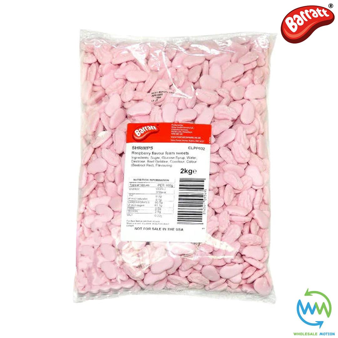 BARRATT FOAM SHRIMPS Sweets Foam Candy WEDDING GIFT Soft TREATS PICK N MIX UK Candies Snack Foamy