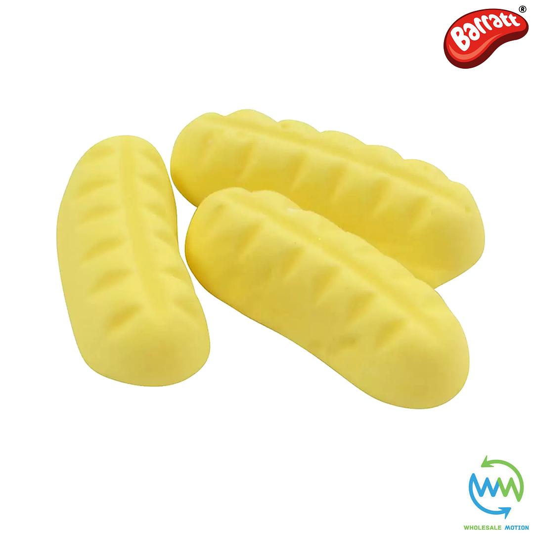 BARRATT FOAM BANANAS Sweets Foam Candy WEDDING GIFT Banana Soft TREATS PICK N MIX UK Candies Snack Foamy