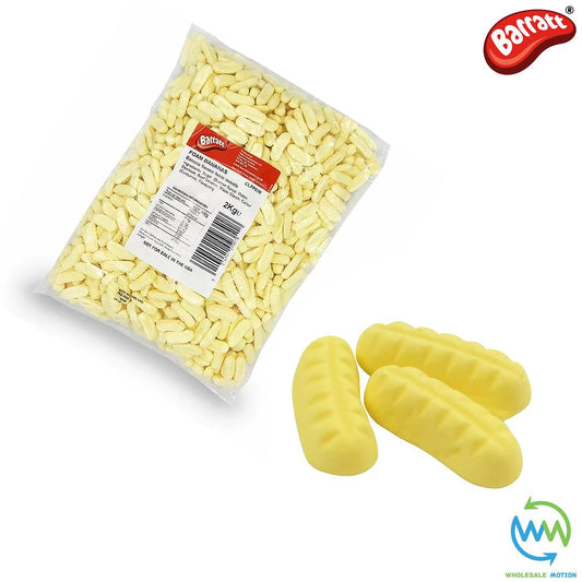 BARRATT FOAM BANANAS Sweets Foam Candy WEDDING GIFT Banana Soft TREATS PICK N MIX UK Candies Snack Foamy