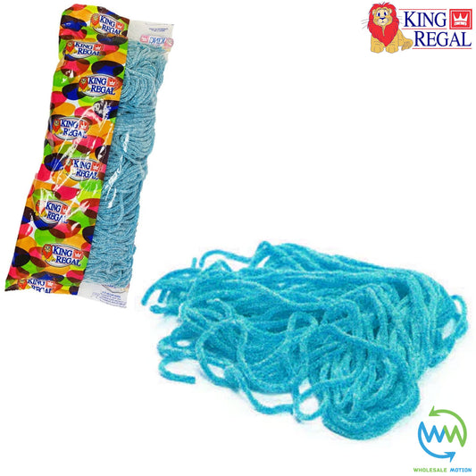 SOUR BLUE RASPBERRY SPAGHETTI LACES Sweets GUMMY Jellies Candy Gummies JELLY King Regal PICK N MIX Snack Treat Lace Sugar Coated