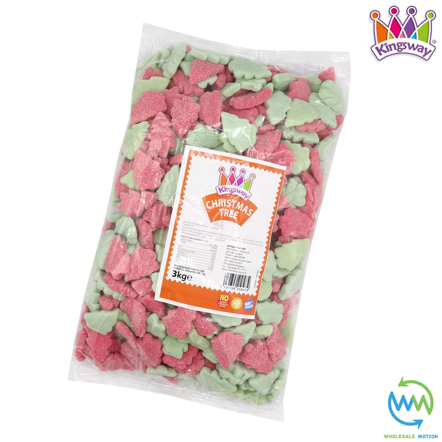 Gummy CHRISTMAS TREES Sweets KINGSWAY Candy FESTIVE Jelly XMAS PICK N MIX BAG Gummies Jellies Candies Snack