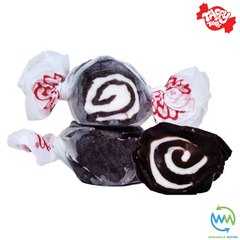 LIQUORICE SWIRL SALT WATER TAFFY Sweets SOFT CANDY Taffies SWEET Chewy Retro Party INDIVIDUALLY WRAPPED Fruity SWEET Candy Gummy Jelly GUMMIES Jellies Snack Fruit Taffies Toffees