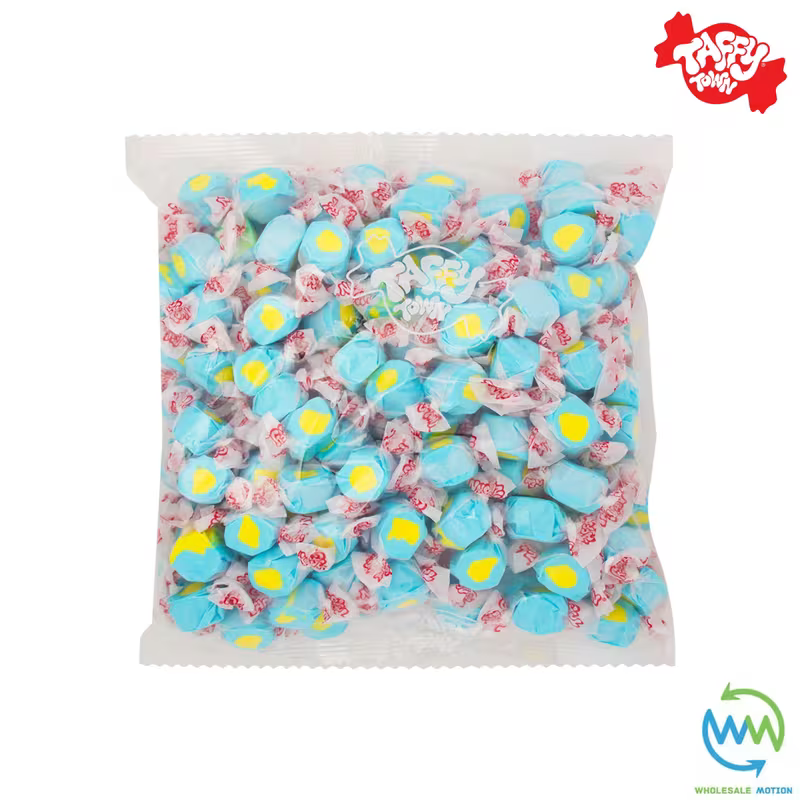 PASSION FRUIT SALT WATER TAFFY Sweets SOFT CANDY Taffies SWEET Chewy Retro Party INDIVIDUALLY WRAPPED Fruity SWEET Candy Gummy Jelly GUMMIES Jellies Snack Fruit Taffies Toffees