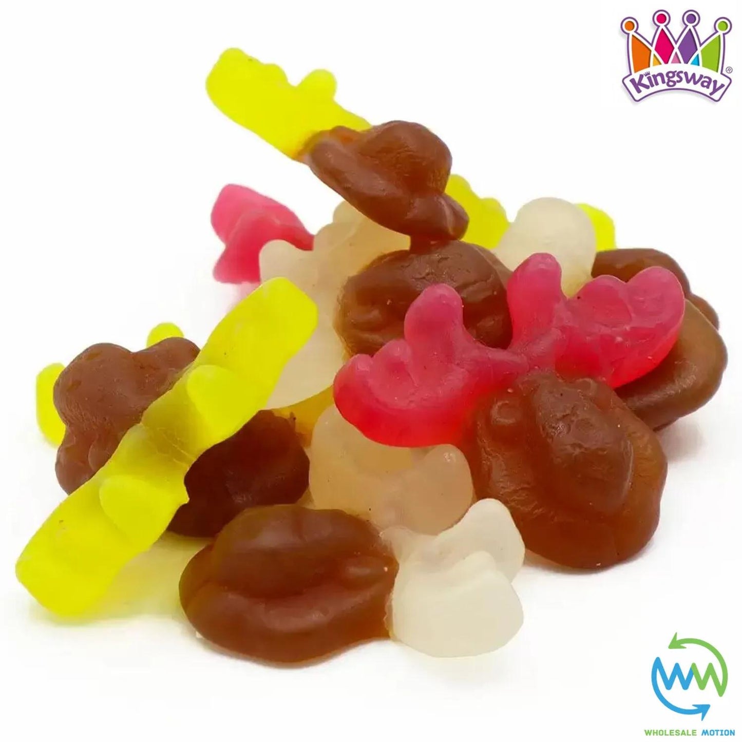 Christmas GUMMY REINDEER Sweets KINGSWAY Candy FESTIVE Jelly XMAS PICK N MIX BAG
