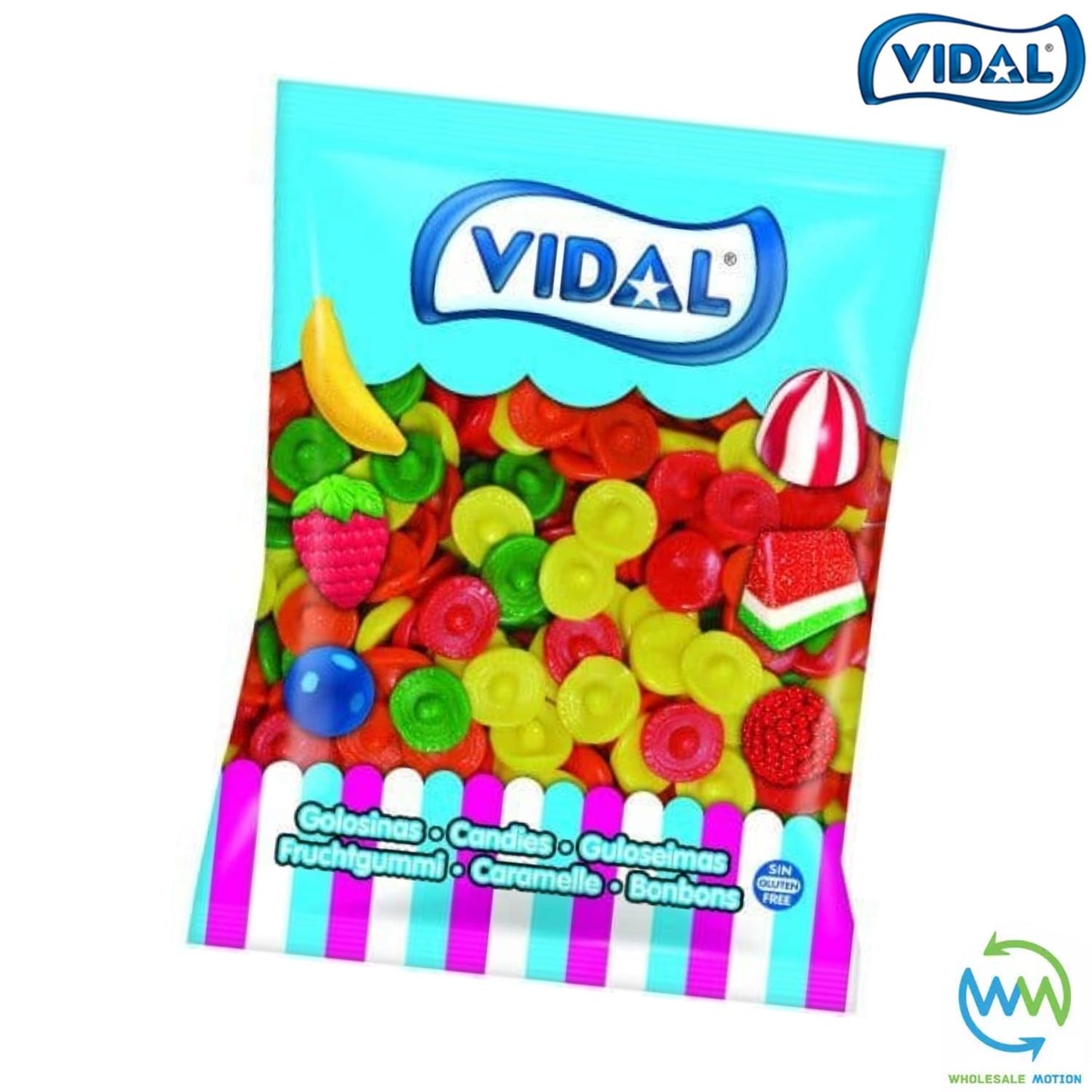 MEXICAN SOMBREROS Sweets GUMMY Candy Jellies GUMMIES Vidal PICK N MIX WEDDING GIFT Party Bag Filler Snack Treat Favour