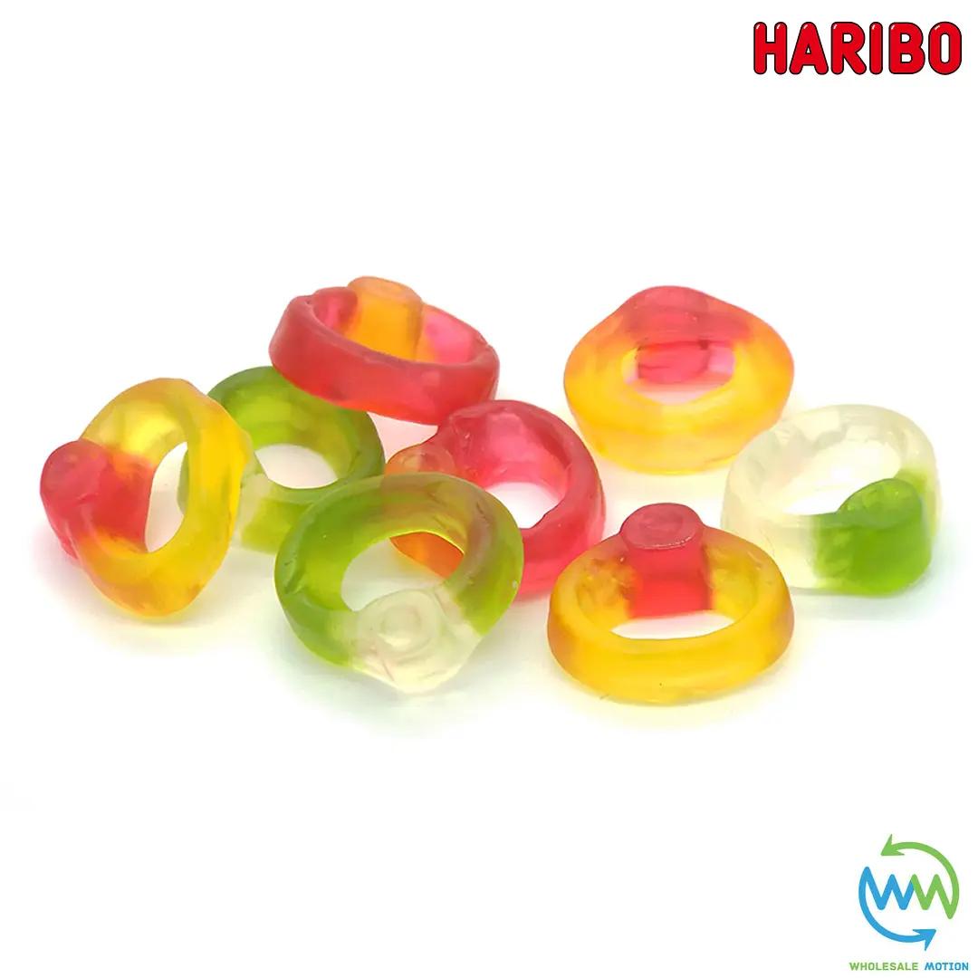 3KG BULK BAG - HARIBO FRIENDSHIP RINGS Sweets GUMMY Candy Jelly WEDDING Favours GIFT PICK N MIX Snack GUMMIES Jellies Candies Retro