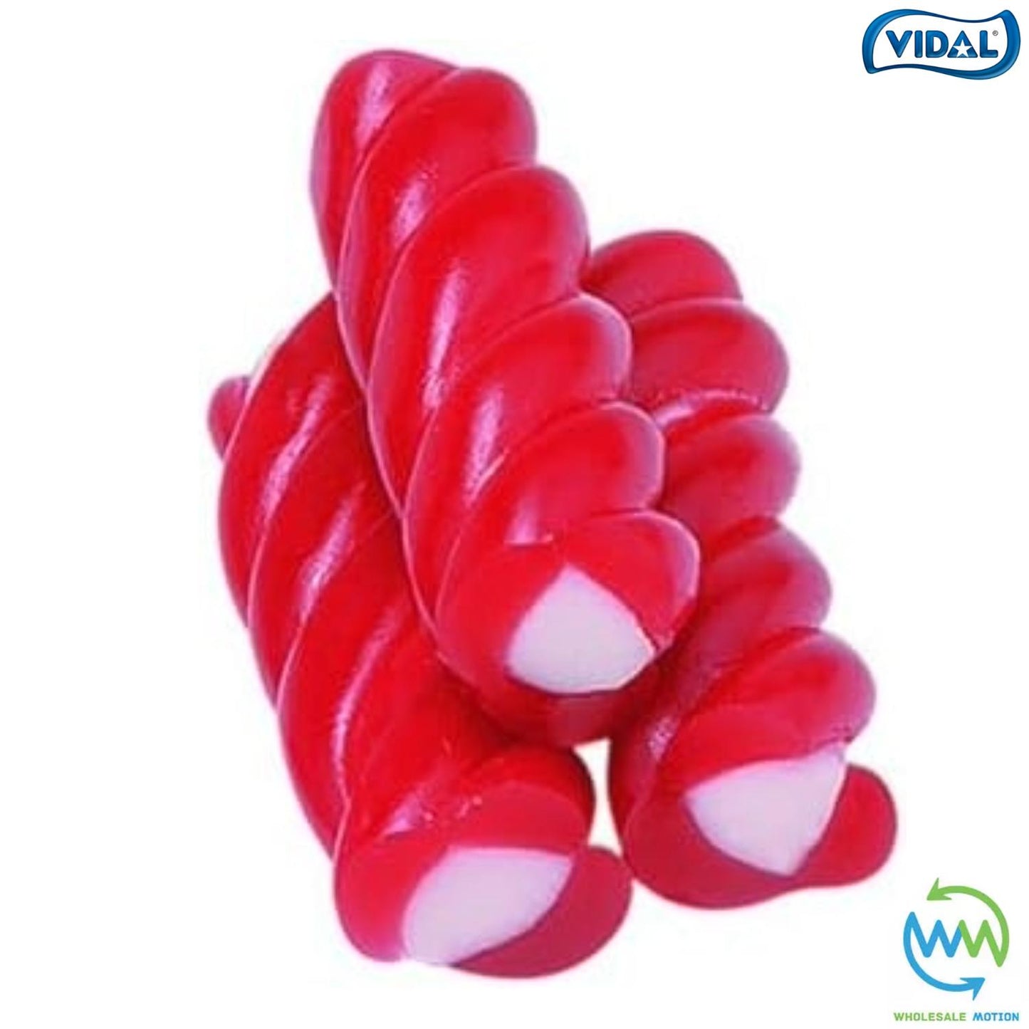 STRAWBERRY LIQUORICE TWIST PENCILS Sweets GUMMY Candy TWISTS PENCIL Fondant Filled Filling Jelly FRUITY Jellies GUMMIES Vidal RED PICK N MIX UK Fruit Food Snack Party Bag Filler Gift