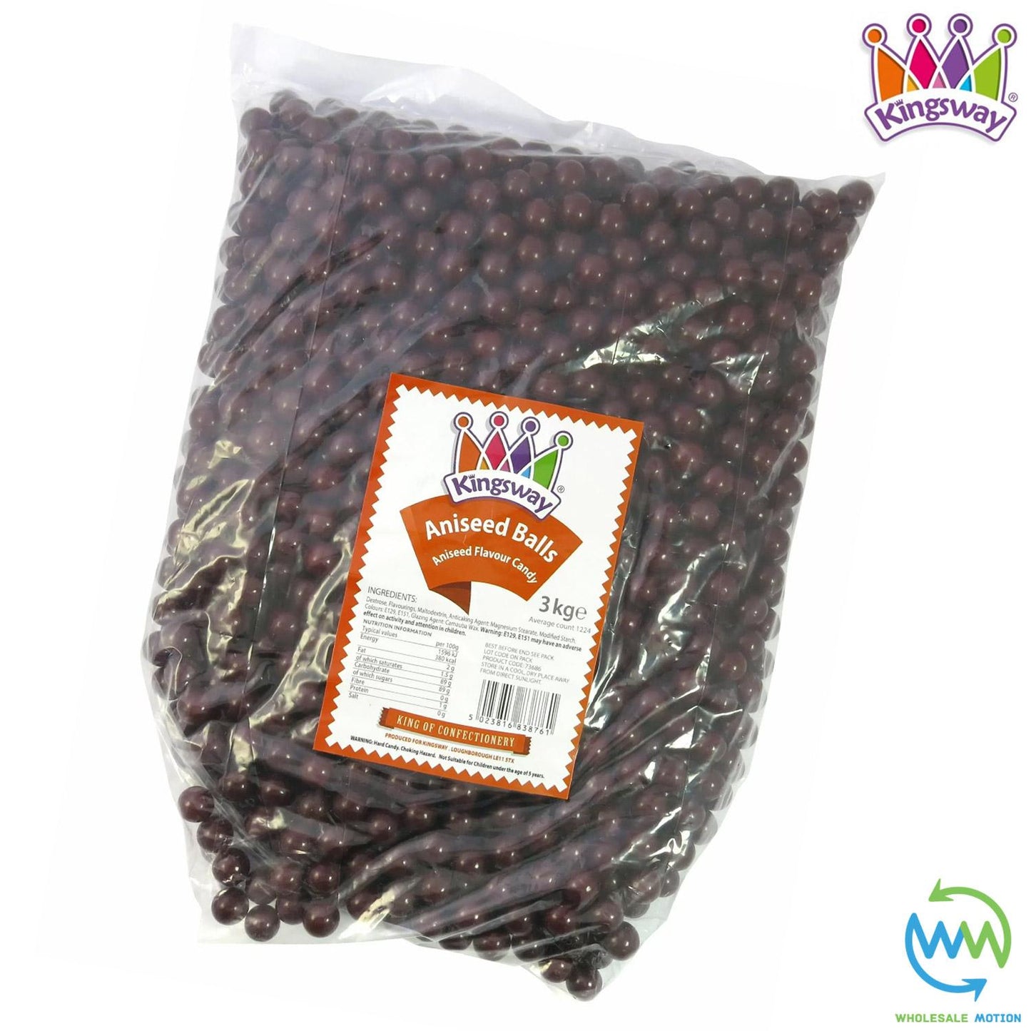 ANISEED BALLS Sweets RETRO Candy RED BALL Crunchy SHELL Kingsway PICK N MIX UK