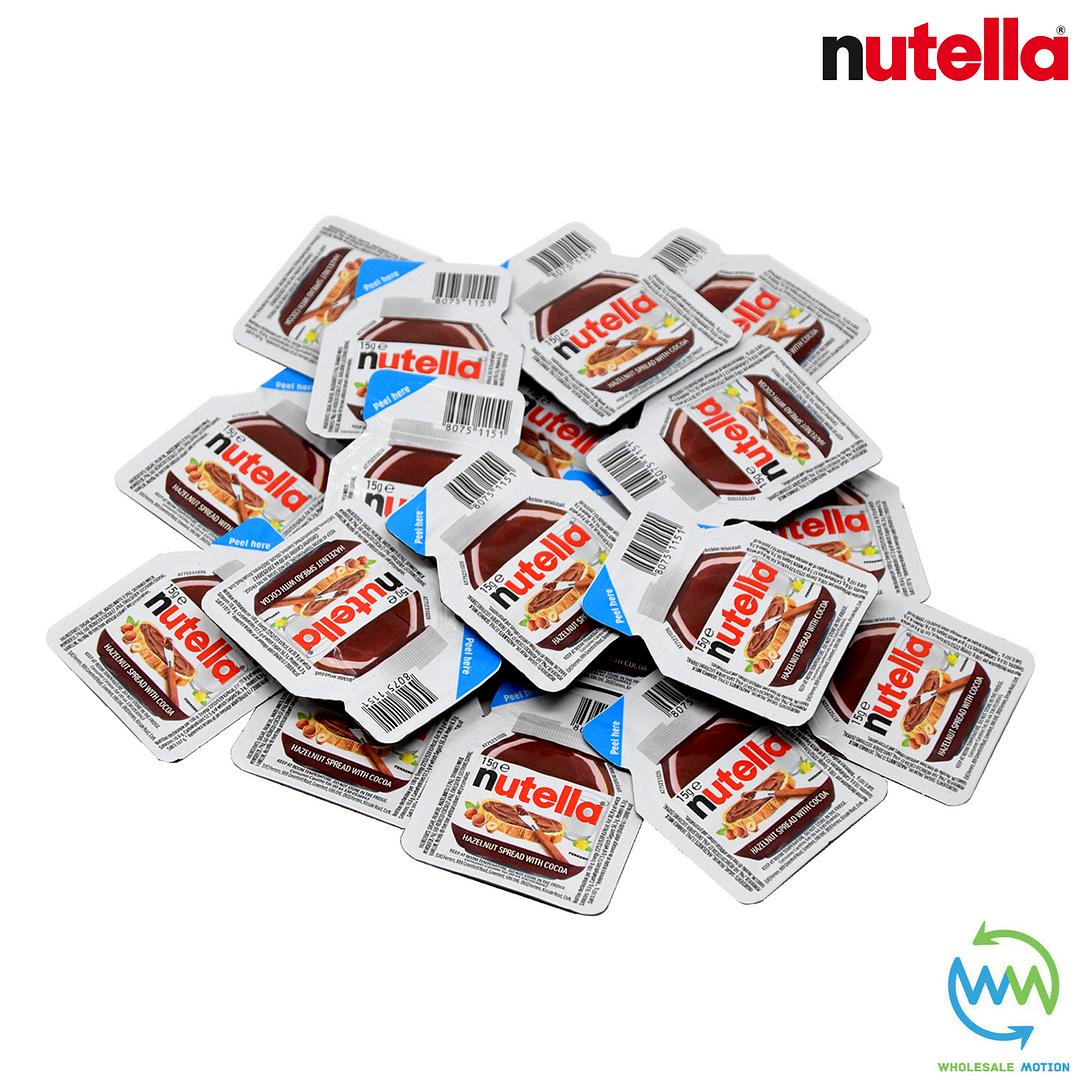 NUTELLA Hazelnut SPREAD Chocolate Portion POT 15G Single Mini Individual COCOA