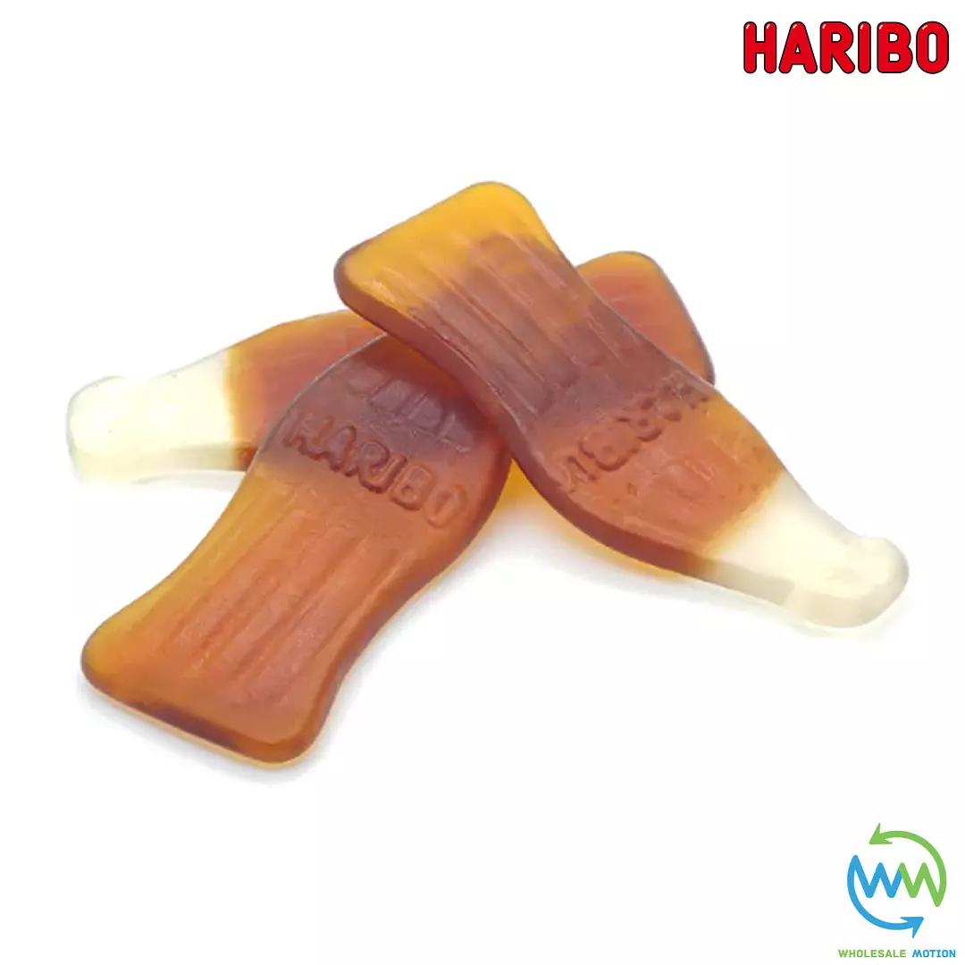 3KG BULK BAG - HARIBO GIANT COLA BOTTLES Sweets GUMMY Candy WEDDING Favours GIFT PICK N MIX UK Jellies JELLY Snack Candies Gummies Retro Happy Colas