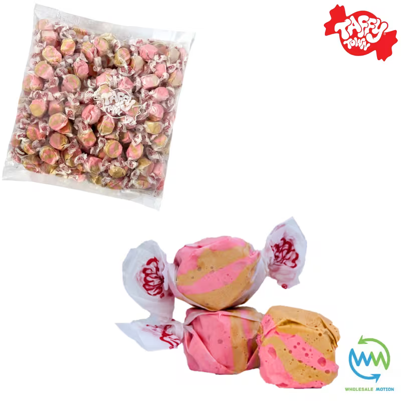 MAPLE BACON SALT WATER TAFFY Sweets SOFT CANDY Taffies SWEET Chewy Retro Party INDIVIDUALLY WRAPPED Fruity SWEET Candy Gummy Jelly GUMMIES Jellies Snack Fruit Taffies Toffees