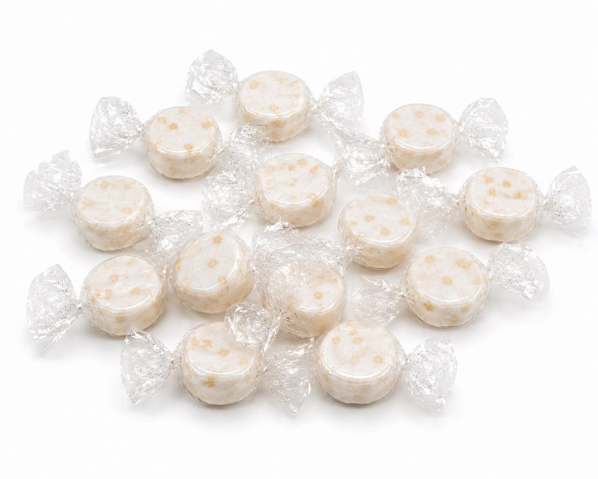 SESAME NOUGAT BITES Sweets SOFT CANDY SWEET Chewy Retro Party INDIVIDUALLY WRAPPED SWEET Candy NOUGAT Snack Fruit Gummy Jelly Gummies Jellies