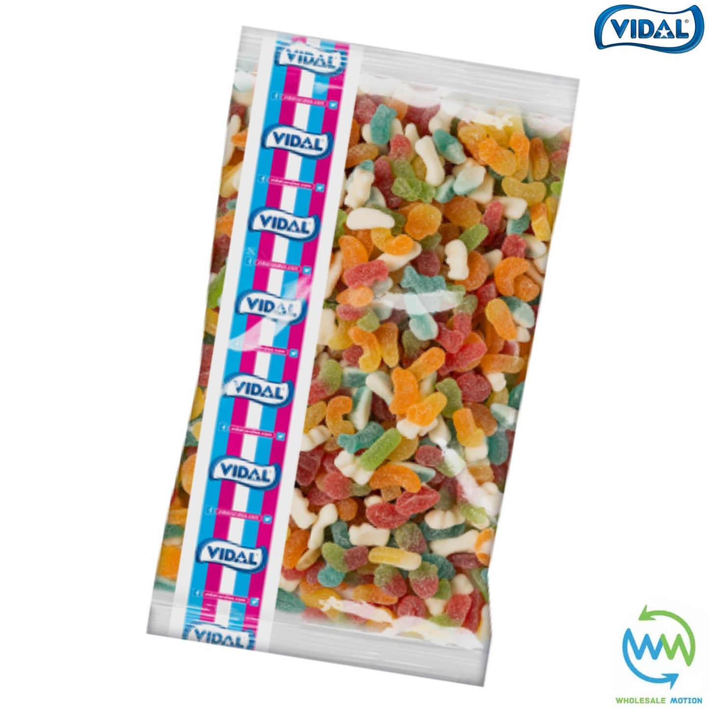 FIZZY JELLY MIX Sweets GUMMY Candy JELLIES Gummies Fruity SUGAR COATED Vidal PICK N MIX Snack Treat Multicoloured CANDIES Wedding GIFT Favour Party Bag Filler