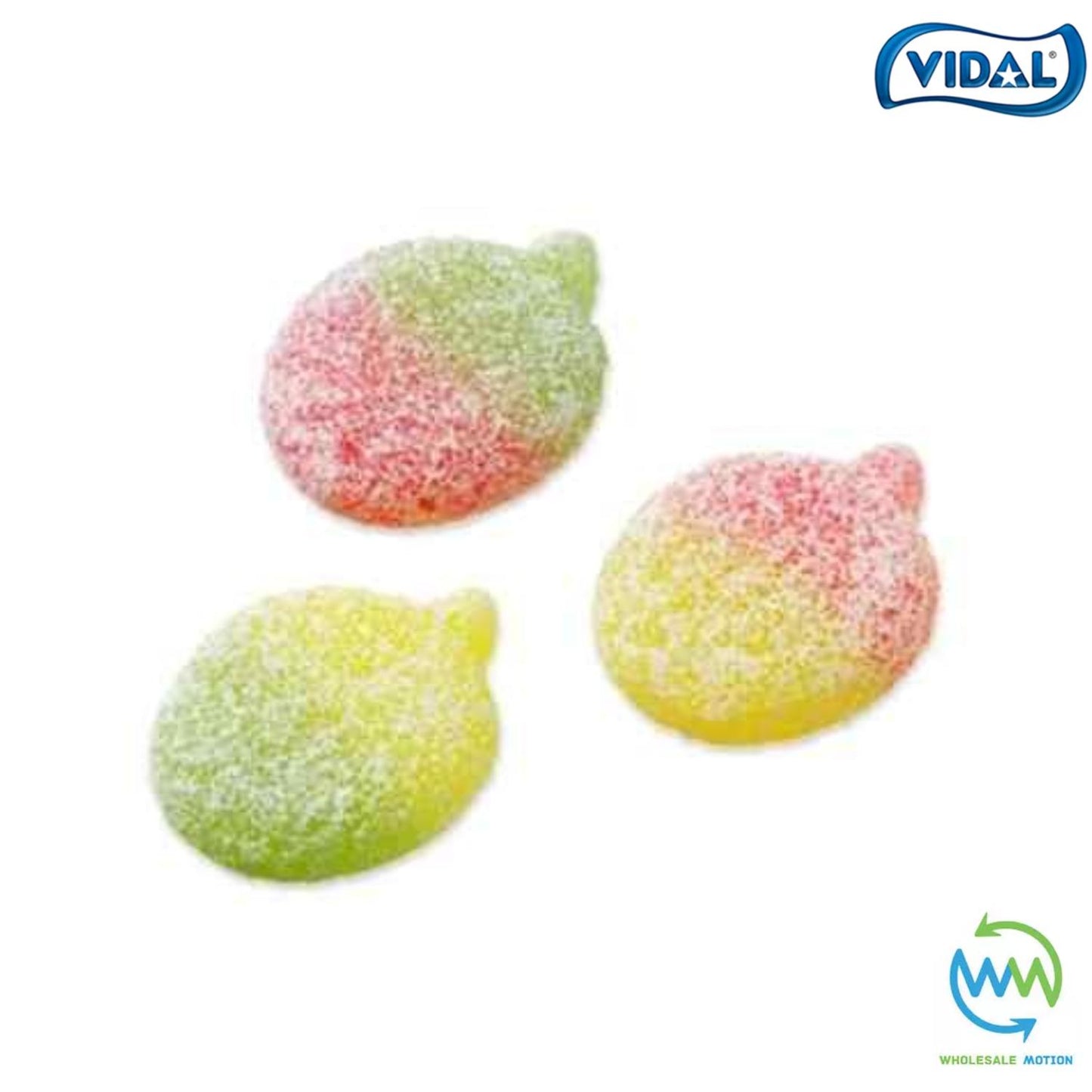 Vidal SOUR APPLES Sweets GUMMY Candy JELLIES Gummies Candies Fruity SOURLY SUGAR COATED Apple Fruit PICK N MIX Snack Treat CANDIES Wedding GIFT Favour Party Bag Filler