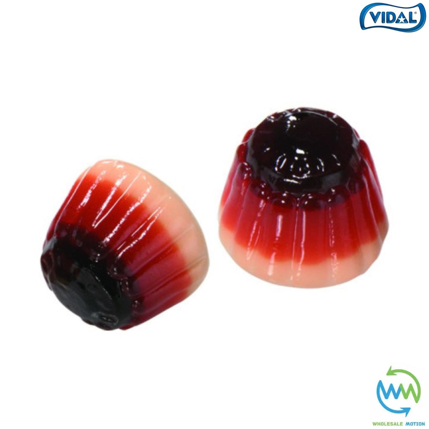 JELLY CREAM CARAMELS Sweets GUMMY Candy CARAMEL & VANILLA Jellies GUMMIES Vidal PICK N MIX WEDDING GIFT Snack Treat Party Bag Filler Favour