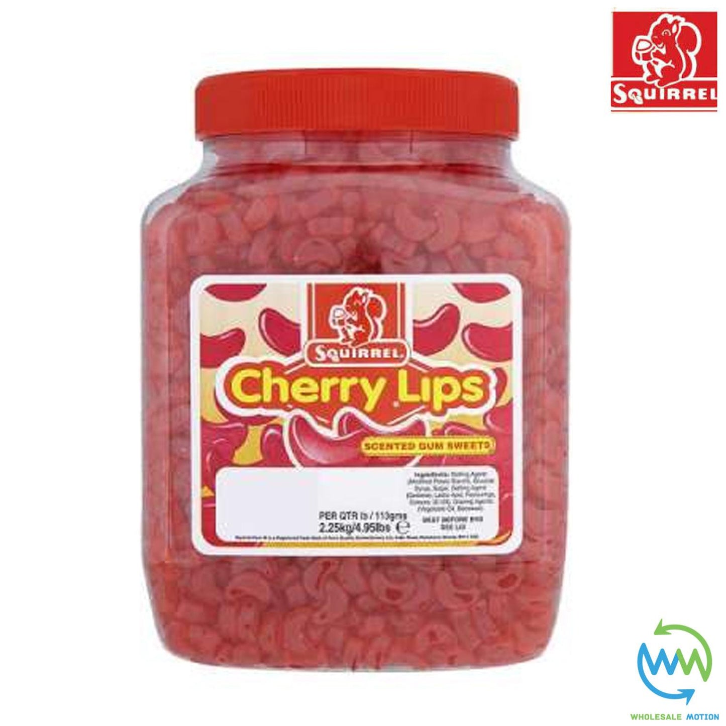 CHERRY RED LIPS Sweets SCENTED Candy FLORAL Gummy JELLY Squirrell PICK N MIX NEW Retro Candies Gummies Jellies Snack