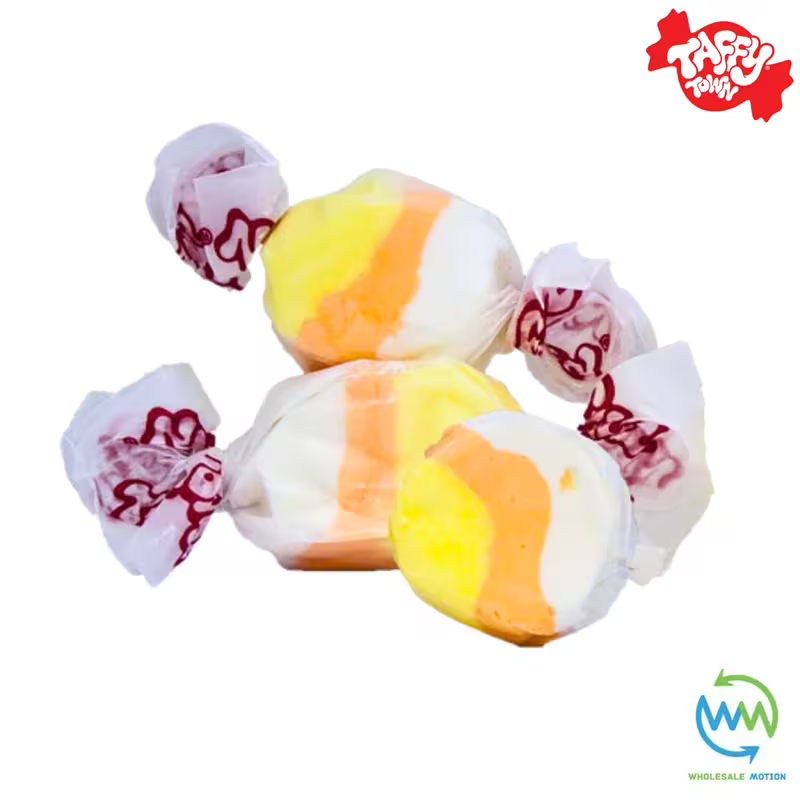 CANDY CORN SALT WATER TAFFY Sweets SOFT CANDY Taffies SWEET Chewy Retro Party INDIVIDUALLY WRAPPED Fruity SWEET Candy Gummy Jelly GUMMIES Jellies Snack Fruit Taffies Toffees