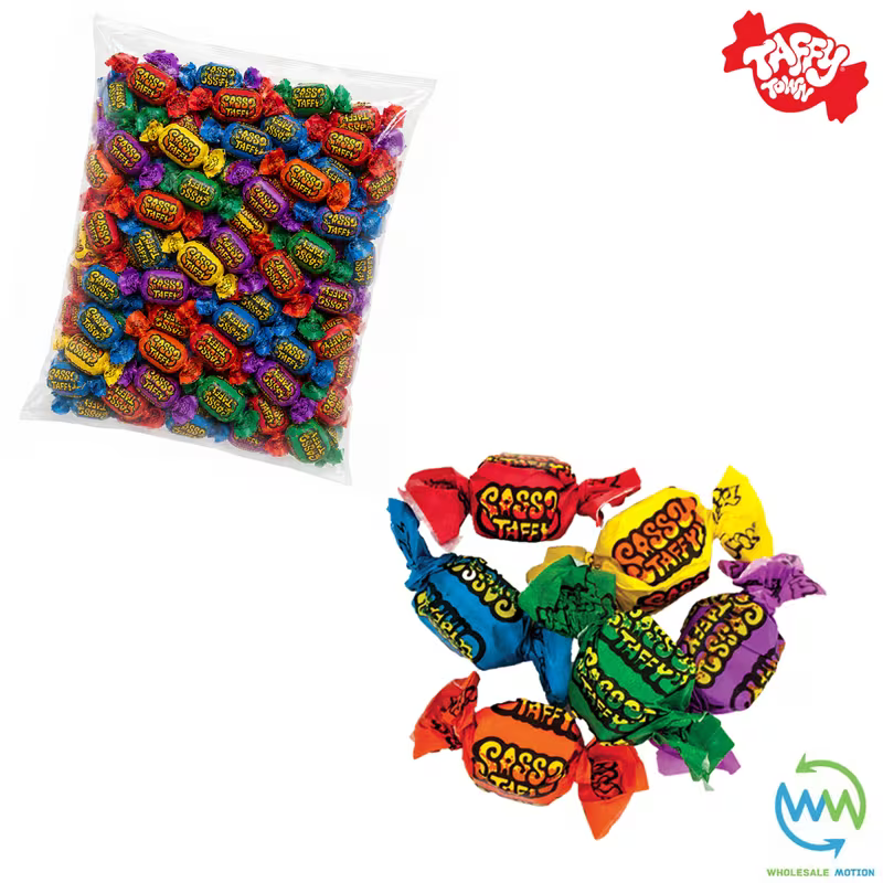 SASSY TAFFY SALT WATER TAFFY Sweets SOFT CANDY Taffies SWEET Chewy Retro Party INDIVIDUALLY WRAPPED Fruity SWEET Candy Gummy Jelly GUMMIES Jellies Snack Fruit Taffies Toffees