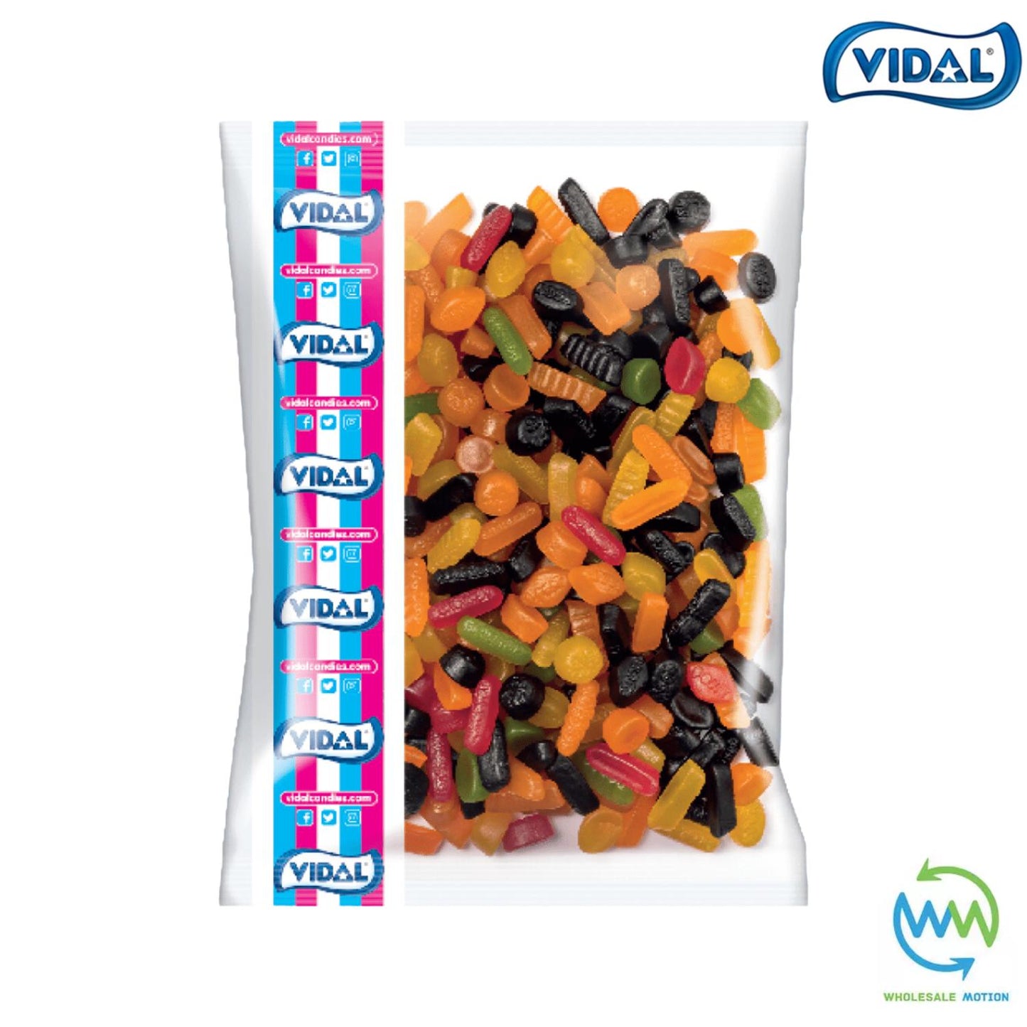 Vidal WINE GUMS Sweets GUMMY Candy Jelly FRUITY Jellies GUMMIES Fruit PICK N MIX UK Fruit Snack Party Bag Filler Gift