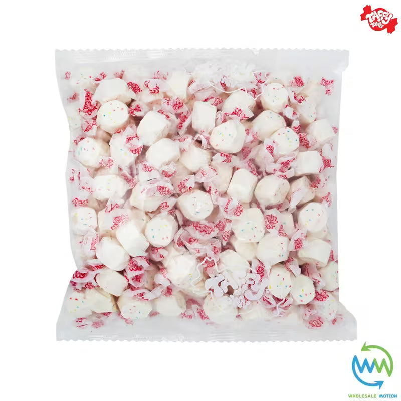 FROSTED CUPCAKE SALT WATER TAFFY Sweets SOFT CANDY Taffies SWEET Chewy Retro Party WRAPPED Fruity SWEET Candy Gummy Jelly Snack Fruit Taffies Toffees Gummies Jellies GIFT Snack TREAT Wedding Favour Party Bag Filler